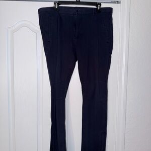 Navy Blue Slim Fit Pants